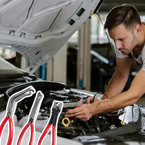 Electrical Disconnect Pliers, Electrical Connector Separator,Hose Clamp Pliers, 8in Automotive Tools, Automotive Tools for Push Tab Style Plugs - style: Electrical Disconnect Pliers Set 4