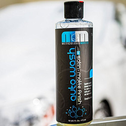 Chemical Guys Car Wash Soap – Meticulous Matte – High Foaming Car Foam Soap for Foam Cannons, Guns and Buckets – Safe for Satin and Matte Paint Finishes, Scratch Free Cleaning, 16 oz Bubble Gum Scent | High-foam soap cleans satin and matte finishes withou
