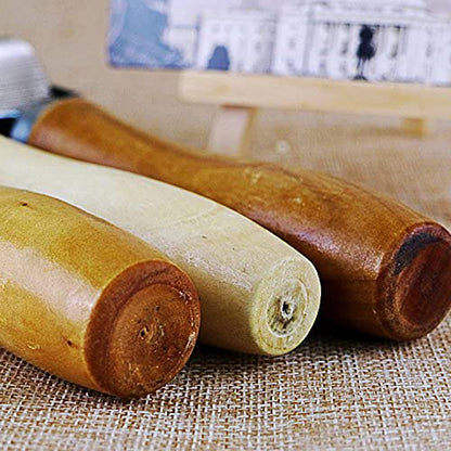 HXBER Tire Patch Stitching Tool,Tyre Patch Roller with Wooden Handle 6mm/20mm/40mm Tire Stitcher Tube Repair Tool for Fixing Flats