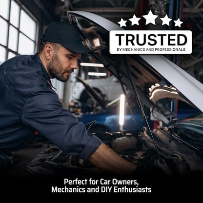 FORTIVO Head Gasket Tester Kit – Over 100 Tests, Complete Combustion Leak Test System with Universal Radiator Adapter, Works on Cars, Trucks, SUVs and Leak Detection Fluid 8oz