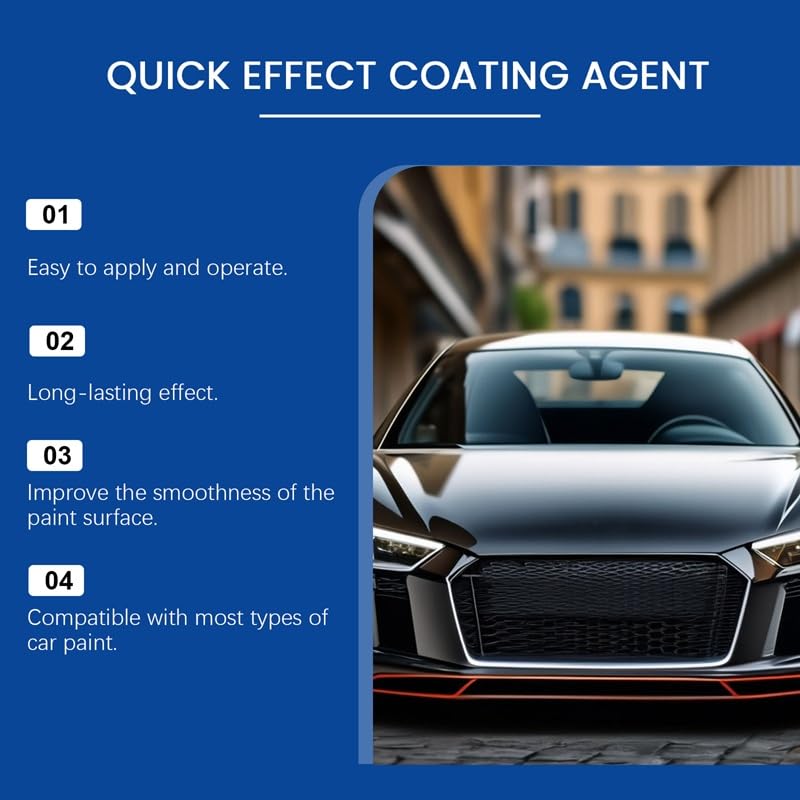Quick Effect Coating Agent for Car, 2026 New Car Coating Spray, All-in-One Waterless Wash & Scratch Repair, Persistent Type Fast Coatin Protection (2PCS)