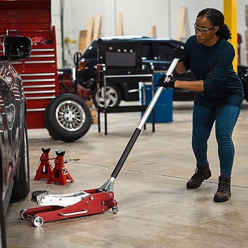 AFF 2 Ton Wrecker Service Jack, Lightweight Anodized Aluminum Frame, Double Pumper Technology, 208 - size: 2 Ton Capacity