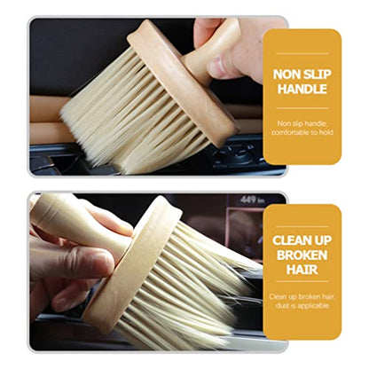 FAVOMOTO 2pcs Car Air Vent Cleaner Brush Ergonomic Interior Detailing Tool Soft Bristles for Efficient Car Cleaning Compact Design for Easy Storage and Use