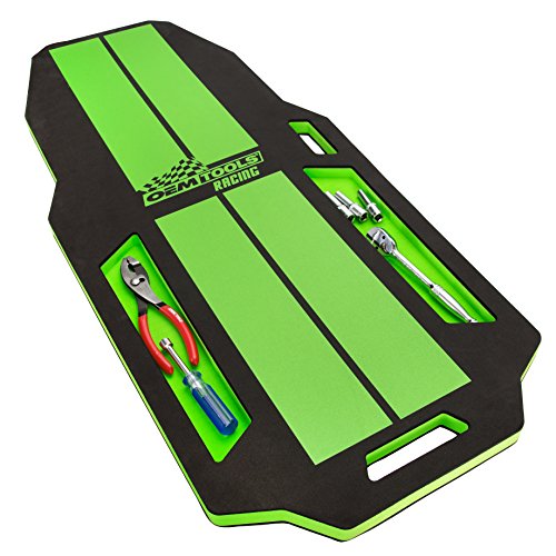 OEMTOOLS 24972 Racing Body Creeper, Gifts for Men, Dad Gifts, EVA Foam Creepers Automotive, Low Ground Clearance Mechanic Cart, Work Pad
