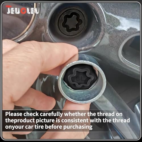 12PCS Wheel Locking Nut Key Kit Compatible with Mercedes Benz | Wheel Lock Nut Socket Adapter Set, Anti-Theft Lug Removal Tool, Anti-Theft Screw Remover, Repair Tool, Tyre Fitting, garage