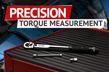 EPAuto 1/4-Inch Drive Click Torque Wrench (20-200 in.-lb. / 2.26 ~ 22.6 Nm) - size: 1/4 Inch Drive (20-200 in.-lb.)
