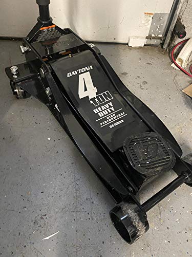 4 ton Steel Heavy Duty Floor Jack with Rapid Pump® - Black