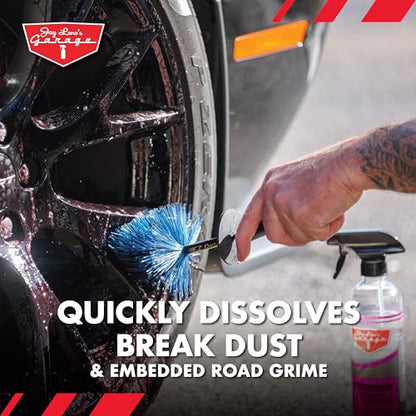 Jay Leno's Garage Wheel Cleaner Spray – Brake Cleaner and Heavy Duty Brake Dust Remover that Works as a Rim Cleaner, Leaving Wheels, Rims, Brake Pads & Rotors Spotless for a Showroom-Quality Finish