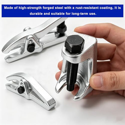 3PCS Ball Joint Separator Tool, Adjustable Ball Joint Puller and Extractor Adjusts from 1-1/2" to 1-7/8", Universal Removal Tool for Separating Arms, Tie Rods & Ball Joints on Cars (Silver) - color: Silver, 3PCS