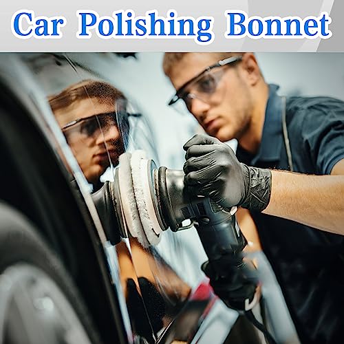 Buffing Bonnets Kit - 12pcs Polishing Bonnets for 9-10 Inch Orbital Buffer Polisher - color: 9-10inch-12pcs 4colors