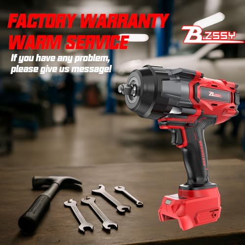 Cordless Impact Wrench Compatible with Milwaukee 18V Battery, 1/2'' 1700FT-LBS 2300N.m High Torque Impact Driver, Brushless Impact Gun w/ 4 Speed Modes & LED Light for Car, Home, Outdoor - size: 1/2" Compatible with Milwaukee 2300N