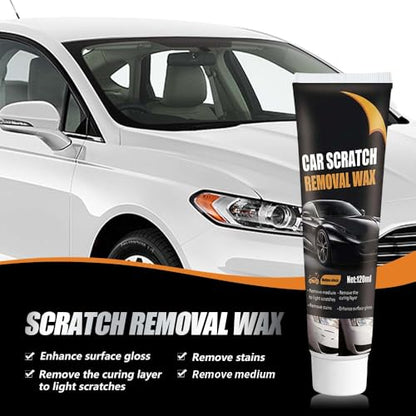 2026 New Upgraded Scratch Remover for Vehicles, Car Scratch Repair Paste for Deep Scratches, Cars Polishing Wax Scratchs Remover, Car Paint Scratch Repair Kit with Wipe and Sponge (2 Packs) - color: 2 Packs