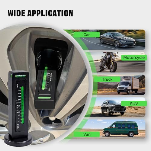 BARTOO Adjustable Aluminum Magnetic Camber Caster Pillar Gauge Universal Wheel Alignment Tool for Cars Trucks RVs Tire Repair, 2-Pack, Black - size: 2 Pack - Black