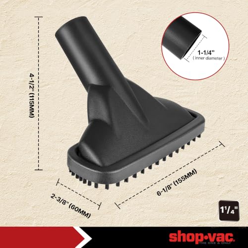 Shop-Vac 91931 1-1/4" Carpet Nozzle with Brush