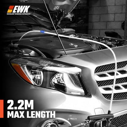 EWK 3-Piece Oil Extractor Tube Hose Set, Replacement Extension Hoses for 6.5L 10.5L 15L Pneumatic and Manual Vacuum Fluid Extractor Pumps for Engine Oil, Transmission Fluid, and Fluid Change Service - style: 3 Pcs set for 6.5L, 10.5L, 15L