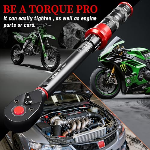3/8-Inch Drive Torque Wrench 5-50ft.lb/6.8-67Nm | ±3% Precision Dual Direction Torque Wrenches with 72-Tooth Dual Range Scales - size: 3/8" DR.『5-50 FT.LB』