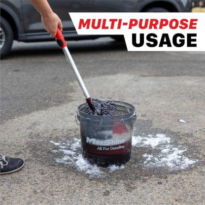 Maxshine 3.5 Gallon Universal Detailing Bucket – Car Wash Bucket for Scratch-Free Washing – Garage Storage & Auto Detailing Tool Holder – Holds Soap, Foam Cannon, Brushes, & More (3-Pack, Black) - color: 3.5g Bucket (3-pack, Black)