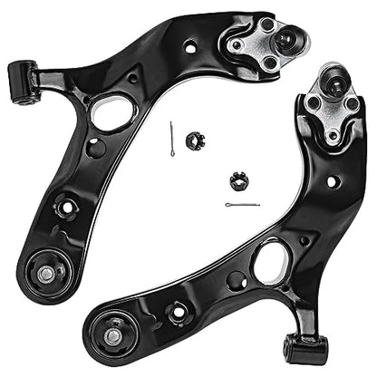 Detroit Axle - 3.5L Front Struts + Lower Control Arms w/Ball Joints | Replacement for 2006-2012 Toyota RAV4-4pc Set - size: 4CQ2500769/Big Kit