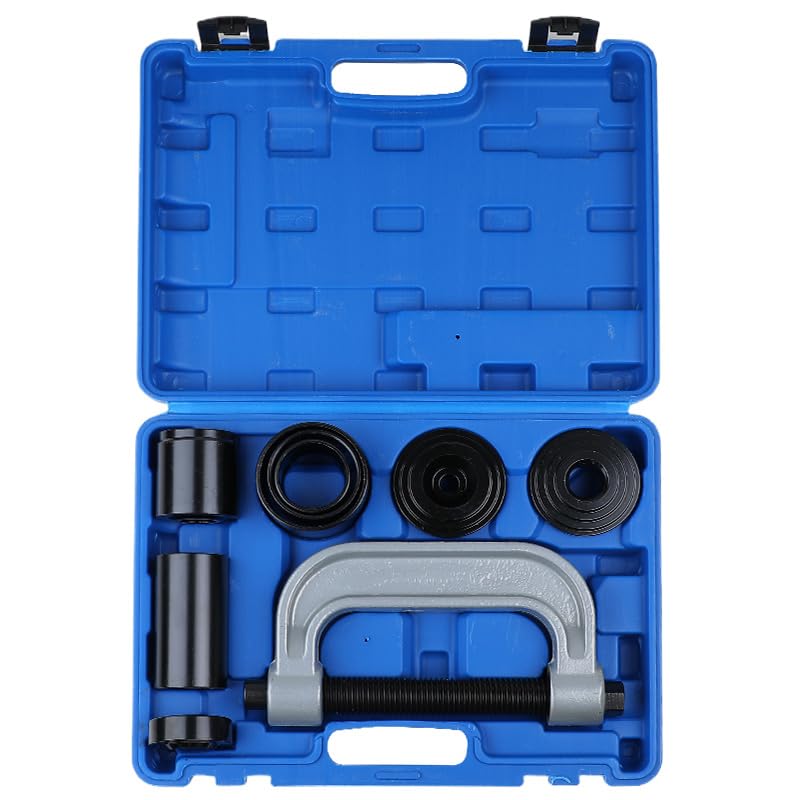 Ball Joint Removal Tool Kit,10PC Ball Joint Press Kit for Most 2WD 4WD Cars and Light Trucks(Blue) - color: Blue