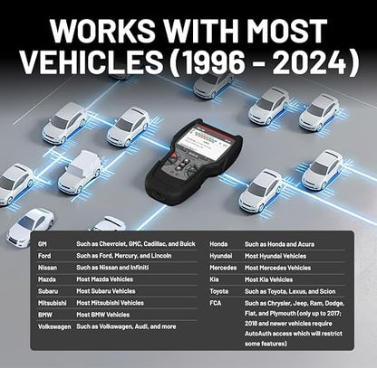 Innova 5610 OBD2 Bidirectional Scan Tool - Understand Your Vehicle, Pinpoint What's Wrong, and Complete Your Repairs with Less Headache, Updates Included, US-Based Technical Support