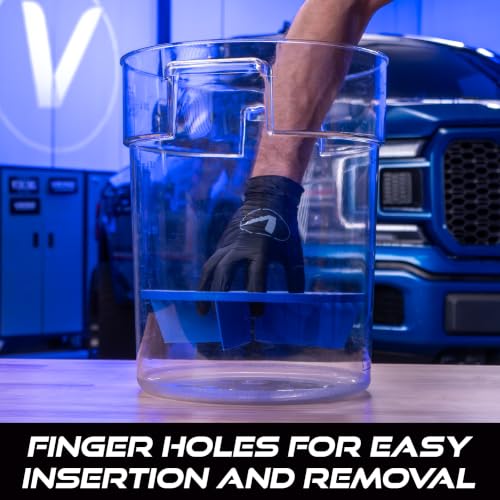 VIKING Automotive Bucket Insert Grit Trap for Car Wash and Detail Kits, Helps Remove Dirt and Debris from Microfiber, Mitts, Cloths, and Sponges, Blue - color: Blue, size: 1 Pack