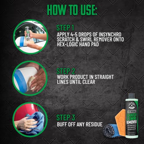 Chemical Guys, Insynchro Scratch & Swirl Remover Hand Polishing Kit, 8 oz - style: 8 Fl Oz + Pad & Towel Kit