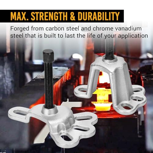 EWK 9-Way Slide Hammer Puller Set, 5 lb Slide Hammer Wheel Hub Puller CV Axle & Rear Axle Bearing Remover, Front Wheel Hub Dent Puller Kit for Bearings Bushings Seals Gears