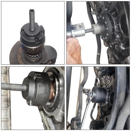 Crankshaft Front Oil Seal Installer & Removal Tool Kit, Compatible With BMW N40 N42 N45 N46 N52 N53 N54, With Carrying Case & Gloves