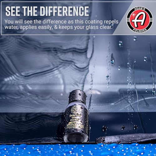 Adam's Advanced Graphene Glass Coating (30ml) - Advanced Hydrophobic Water Repellent - size: 30ml