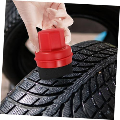 Unomor High-Density Sponge Tire Dressing Applicator Brush for Cars Handheld Waxing Tool 5-Piece Set for Automotive Detailing and Tire Shine Application