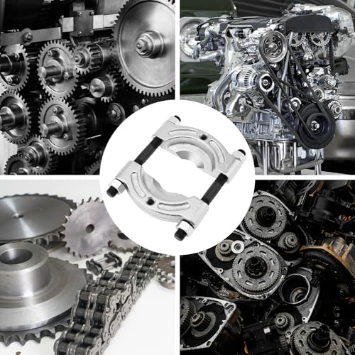 ChgImposs Heavy Duty Bearing Puller with 1/2in to 4-5/8in Jaw for Gear Pinion/Wheel Hub/Bearing Separator, Chrome-Plated Steel Splitter Tool - size: 1/2in to 4-5/8in