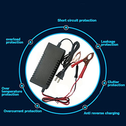 SaiDian 1Pcs 12V Battery Charger Maintainer Trickle RV 14.6V 3A for Car Truck Motorcycle 12 V Lithium Iron Phosphate LiFePO4 Battery Recharging