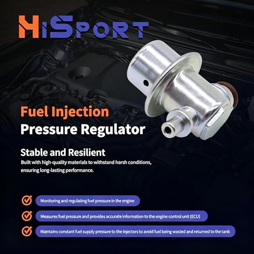 HiSport Fuel Injection Pressure Regulator PR4037 Replacement for Lexus SC300 SC400 1998 1999 2000 for Toyota Supra 1998 - size: HSFPRR4037