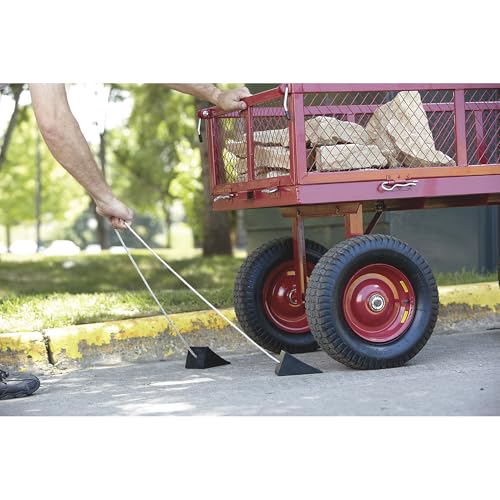 Ironton 2-Pk. of Compact Wheel Chocks, Solid Rubber | Controlled load positioning, Shop and warehouse handling, Durable material movement, Easy setup, Operator-friendly design