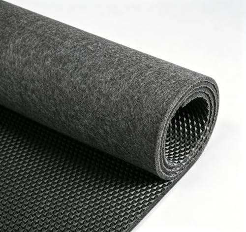 Garvee Garage Floor Mat 8.5' x 6.6', Thick Premium Felt with Waterproof Backing, Heavy Duty Oil Absorbent Non-Slip Mat Protects Garage Floor for Large SUV, MPV, Pickup Truck & RV - size: 6.6' x 8.5'