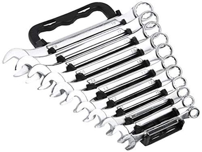 Titan 17328 11-Piece Metric Raised Panel Combination Wrench Set