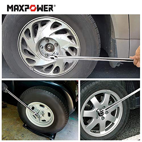 MAXPOWER 1/2-Inch Drive 24-Inch Breaker Bar Flex Handle