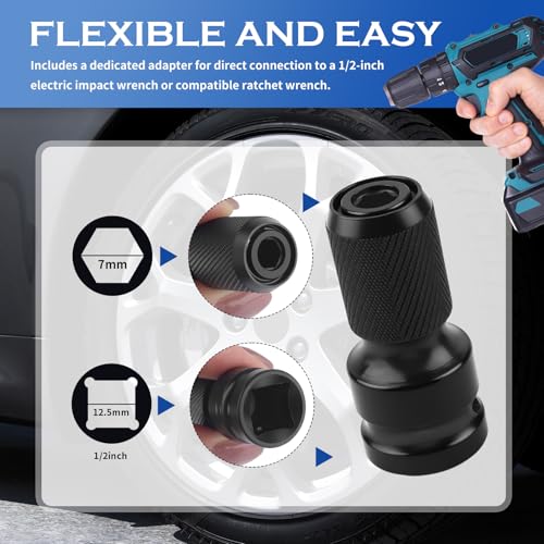 5PCS Wheel Hub Cleaning Tool,Polishing Rustproofing Wheel Hub Cleaning Kit with 3 Grinding Discs,Wheels Stud Cleaner Fits Power Drill 1/2" Impact Wrench for Cars Trucks - color: 5PCS