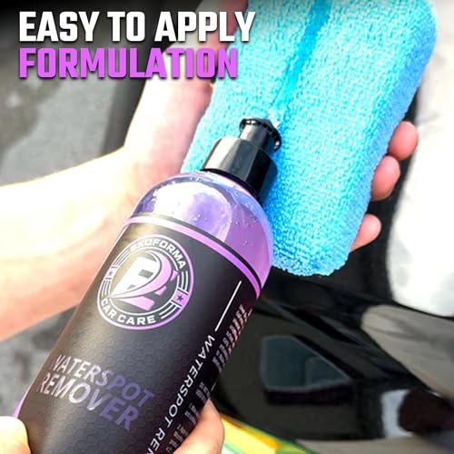 ExoForma Water Spot Remover - Quickly Removes Hard Water Spots, Mineral Deposits | Dissolves Stains On Cars, Trucks, Motorcycles, & RVs, Safe On Paint, Glass, Windshields, Gelcoats | 16 oz, 2 pack - size: 16 Fl Oz (Pack of 2)
