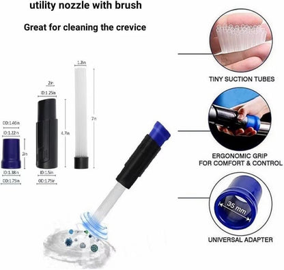 IN VACUUM 11 Pcs Vacuum Attachments for Shop Vac Accessories to 2 1/2" to 1 1/4" to 1 3/8" & 1 7/8" to 1" Vacuum Hose Adapter Kit, Vacuum Cleaner Accessories with Universal Vacuum Hose Adapters