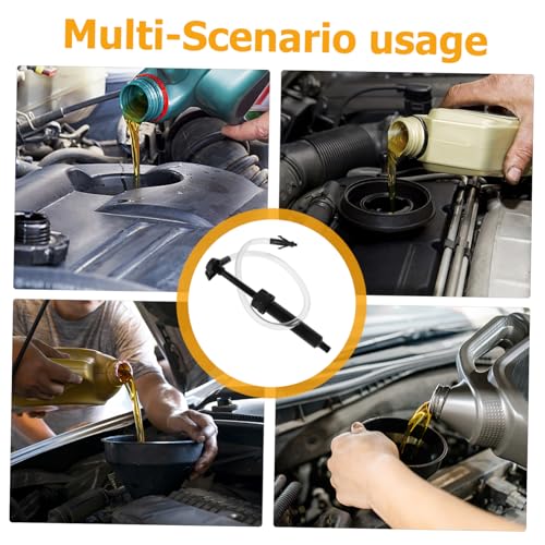 1Set Heavy Duty Automotive Fluid Extractor Pump Kit Manual High Pressure Siphon Hose for Brake Fluid Oil Changes Versatile Transfer Hose for Cars and Boats Durable User Friendly
