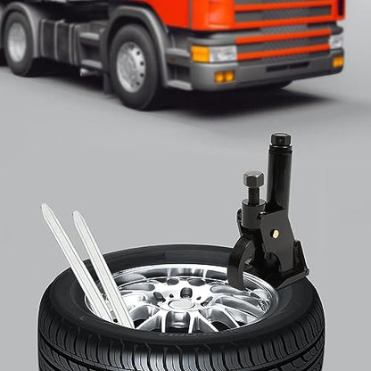 Heavy-Duty Tire Bead Breaker with Dual Crowbars, Manual Operation, Compatible with ATV, Golf Cart, Truck, Bus, Semi and Tractor Tires (38-42 Inches)