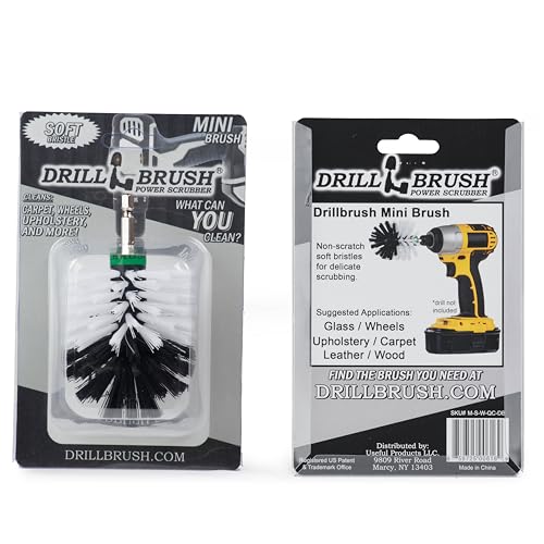 Truck Cleaning Accessories - Car Cleaning Supplies - Glass Cleaning Brush - Car Mats Dirt Lifter - Carpet Cleaning Tool - Upholstery Scrubbing Set - Windshield Shiner - Wheel Brush - Tire Cleaning Kit - color: White