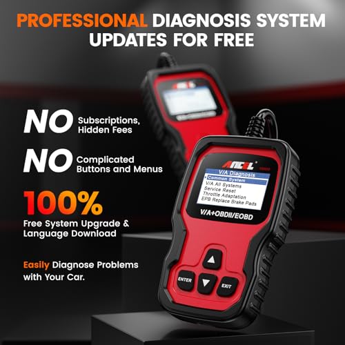 ANCEL VD500 OBD2 Scanner Diagnostic Tool for Volkswagen VW Audi Skoda Seat Diagnosis Check Engine Light EPB ABS SRS Code Reader Oil Throttle Position Adaption Brake Pad Reset