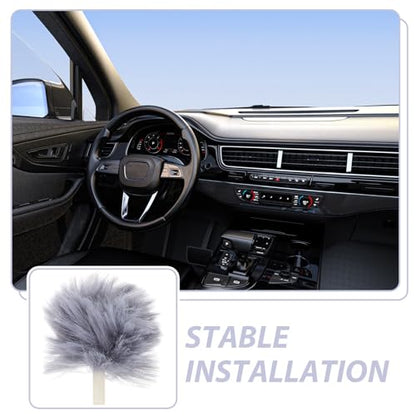 Hemobllo 3pcs Car Detailing Brush Set for Interior Cleaning with Soft Fiber Bristles Versatile Car Dust Brush for Hard-to-Reach Areas Including Air Vents and Dashboard Tools for Drivers