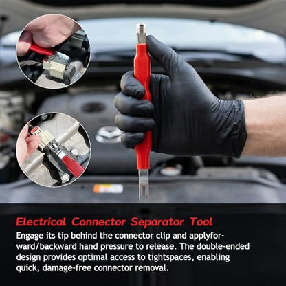 Electrical Disconnect Pliers,Hose Clamp Pliers,Electrical Connector Removal Tool,Terminal Removal Tool Kit,Vantora 5Pcs Automotive Tools for Car Wiring and Fuel Line