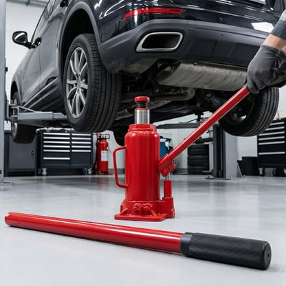 20-32 Ton Hydraulic Bottle Jack Handle Replacement, Heavy Duty Vertical Jack Operating Lever with Anti-Slip Rubber Grip, High Strength Steel Jack Repair Accessories for Truck Car Lifting