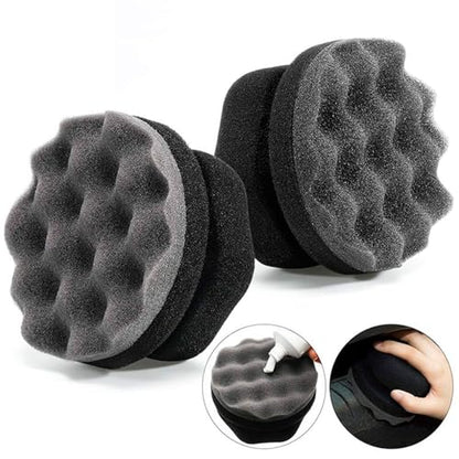 Set of 3 Tire Shine Applicator Pads - Wheel Care, Car Detailing Tools, Microfiber Reduces Abrasion & Washable, for Cars/SUVs/Trucks, Home Garage DIY Tire Care