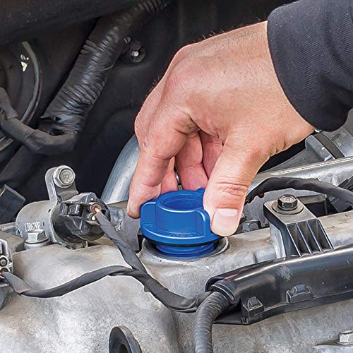 Powerbuilt 17 Piece Oil Funnel Set with Color Coded Vehicles Adapters for Cars, No Spill - 240151