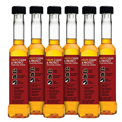 Gumout 510013W-6PK Fuel System Cleaner, 6 Pack - size: Pack of 6, style: High Mileage Fuel Injector Cleaner